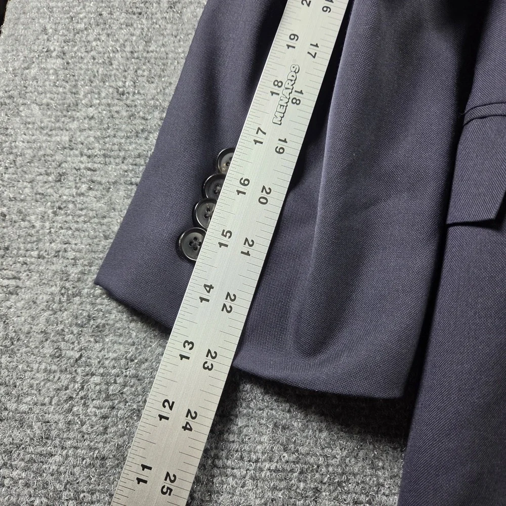 Brooks Brothers Blazer Navy Blue 48R Vitale Barberis Canonico Wool Italy